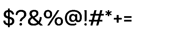 Alecrim Medium Font OTHER CHARS