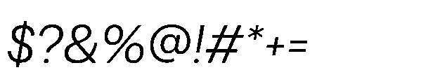 Alecrim Regular Italic Font OTHER CHARS