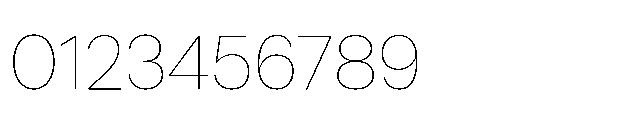 Alecrim Thin Font OTHER CHARS