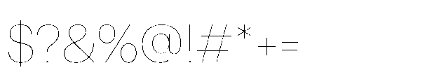 Alecrim Variable Font OTHER CHARS