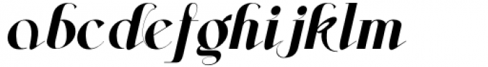 Aleesya Serif Bold Italic Font LOWERCASE