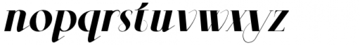 Aleesya Serif Bold Italic Font LOWERCASE