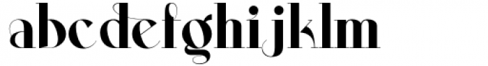 Aleesya Serif Bold Font LOWERCASE