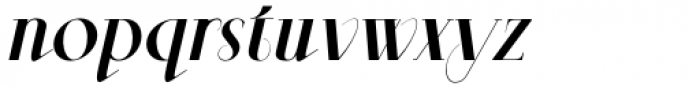Aleesya Serif Medium Italic Font LOWERCASE