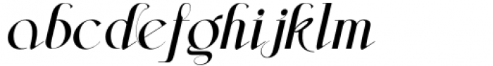 Aleesya Serif Regular Italic Font LOWERCASE