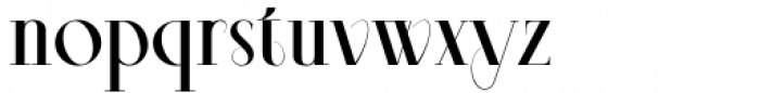 Aleesya Serif Regular Font LOWERCASE
