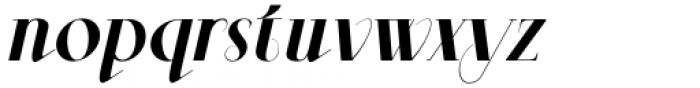 Aleesya Serif Semi Bold Italic Font LOWERCASE