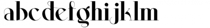 Aleesya Serif Semi Bold Font LOWERCASE