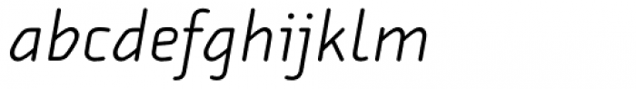 Alega Greek Light Italic Font LOWERCASE
