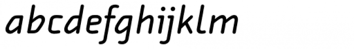Alega Greek Normal Italic Font LOWERCASE