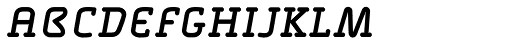 Alega Serif Normal Italic SC Font LOWERCASE