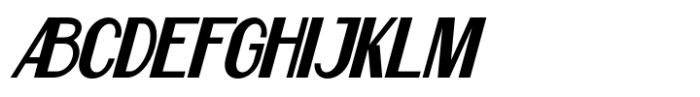 Alego Slant Font UPPERCASE