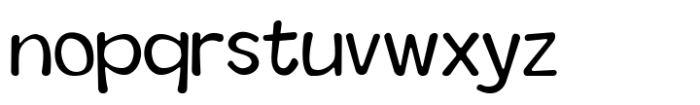 Alekan Rounded Medium Font LOWERCASE