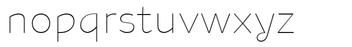 Aleksa Thin Font LOWERCASE
