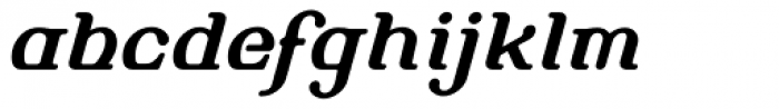 Alembic One Bold Italic Font LOWERCASE