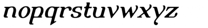 Alembic One Italic Font LOWERCASE