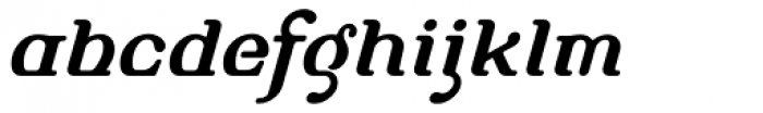 Alembic Two Bold Italic Font LOWERCASE
