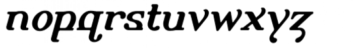 Alembic Two Bold Italic Font LOWERCASE