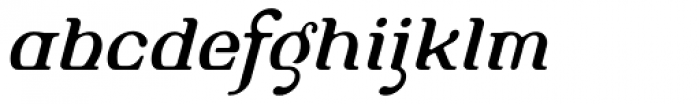 Alembic Two Italic Font LOWERCASE