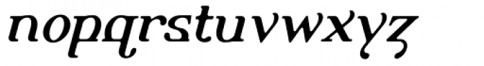 Alembic Two Italic Font LOWERCASE