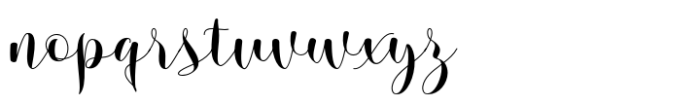 Alena Lovely Font LOWERCASE