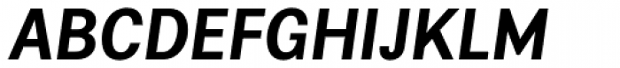 Alergia Grotesk Condensed Semi Bold Italic Font UPPERCASE