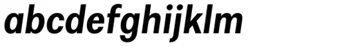 Alergia Grotesk Condensed Semi Bold Italic Font LOWERCASE
