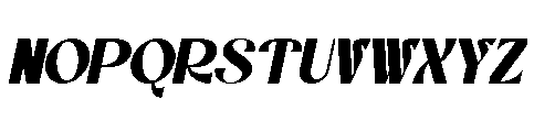 Alerino Oblique Font UPPERCASE