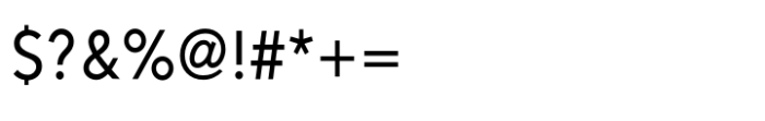 Alesand Regular Font OTHER CHARS
