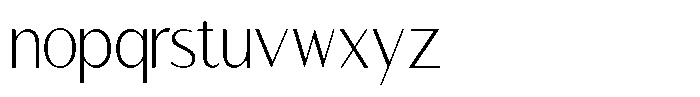 Alestiqua Font LOWERCASE