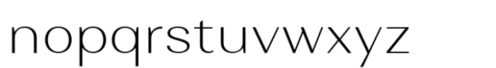 Alethia Next Extra Light Font LOWERCASE