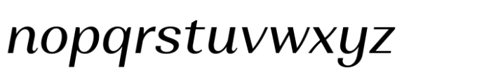 Alethia Next Italic Font LOWERCASE
