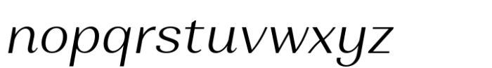 Alethia Next Light Italic Font LOWERCASE