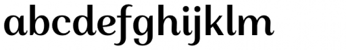 Alethia Next Medium Upright Font LOWERCASE