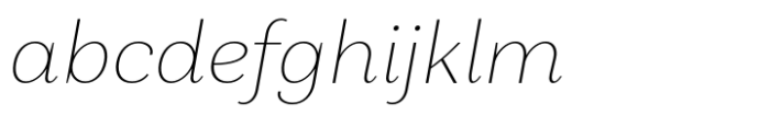 Alethia Next Thin Italic FONT