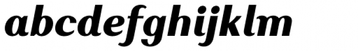 Alethia Pro Extra Bold Italic Font LOWERCASE
