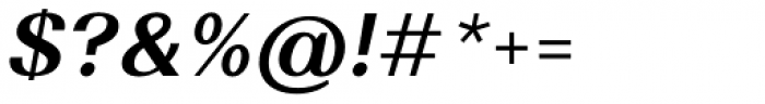 Alethia Pro Semi Bold Italic Font OTHER CHARS