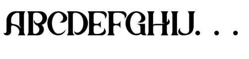 Aletriat Regular Font UPPERCASE