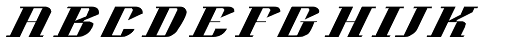 Alexander Std Bold Oblique Font UPPERCASE