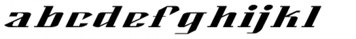 Alexander Std Bold Oblique Font LOWERCASE