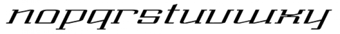 Alexander Std Light Oblique Font LOWERCASE