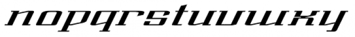 Alexander Std Medium Oblique Font LOWERCASE