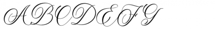 Alexandra Calligraphy Regular Font UPPERCASE