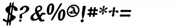 Alexandria Bold Italic Font OTHER CHARS