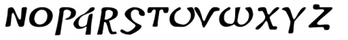 Alexandria Italic Font LOWERCASE