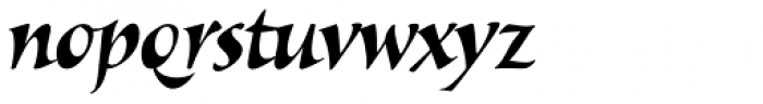 Alexia Italic Font LOWERCASE