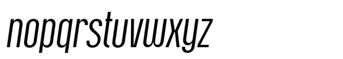 Alexis Rody Oblique Font LOWERCASE