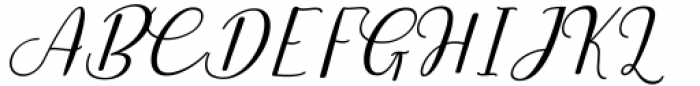 Alfa Script Regular Font UPPERCASE