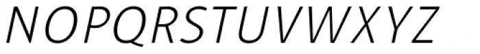 Alfabetica Thin Italic Font UPPERCASE