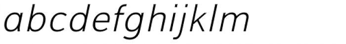 Alfabetica Thin Italic Font LOWERCASE